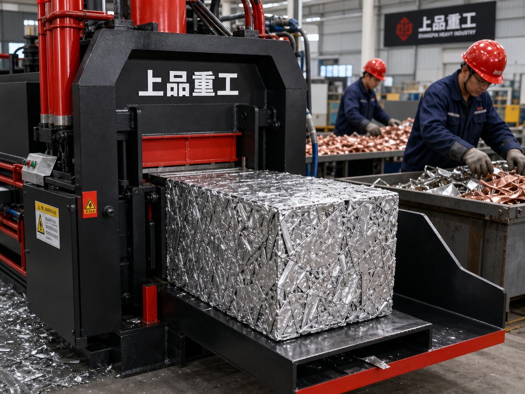 Non-Ferrous Metal Sorting and Baling Line