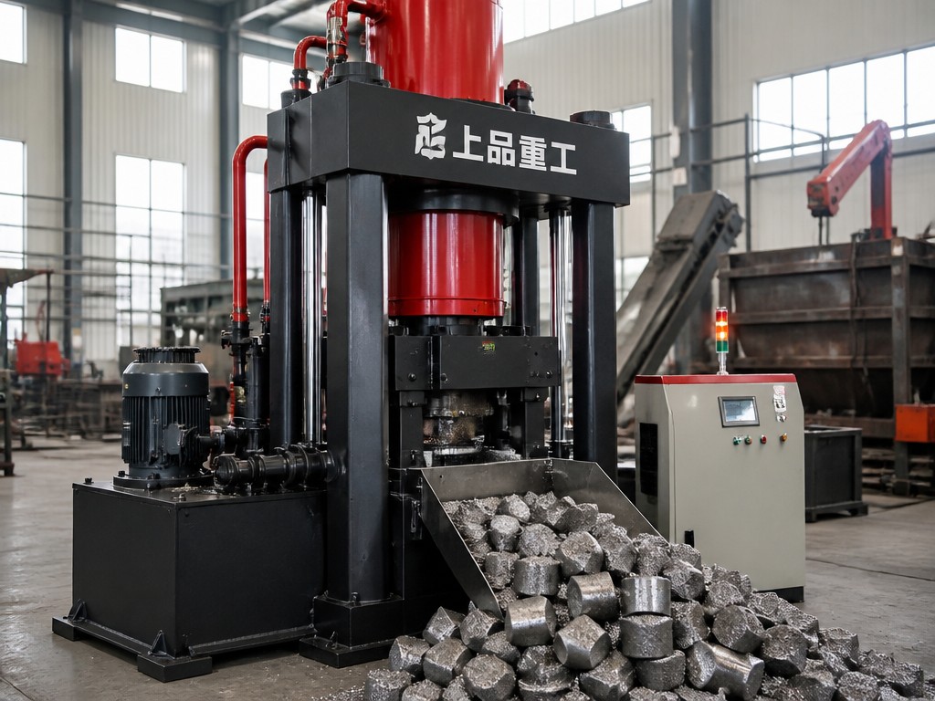 Foundry Metal Chip Briquetting Press