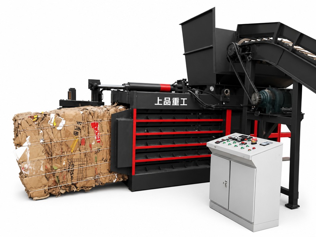 High Efficiency Waste Paper Baler for Recycling
