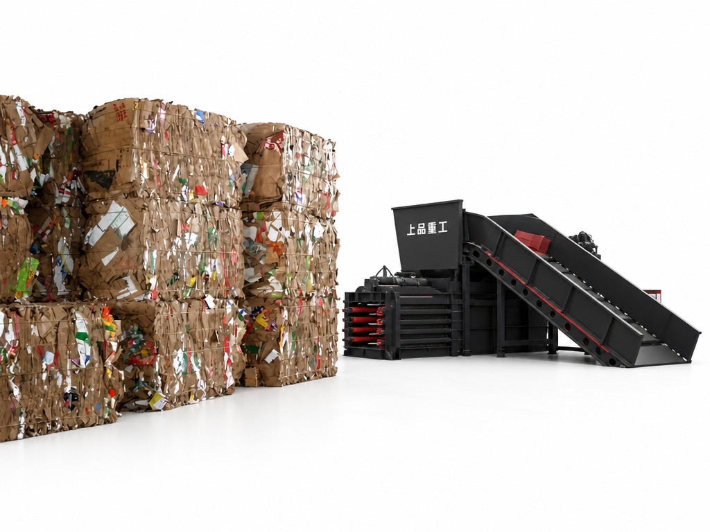 High Capacity Waste Paper Baler for Industrial Use