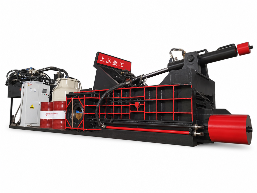 high capacity metal baling machine