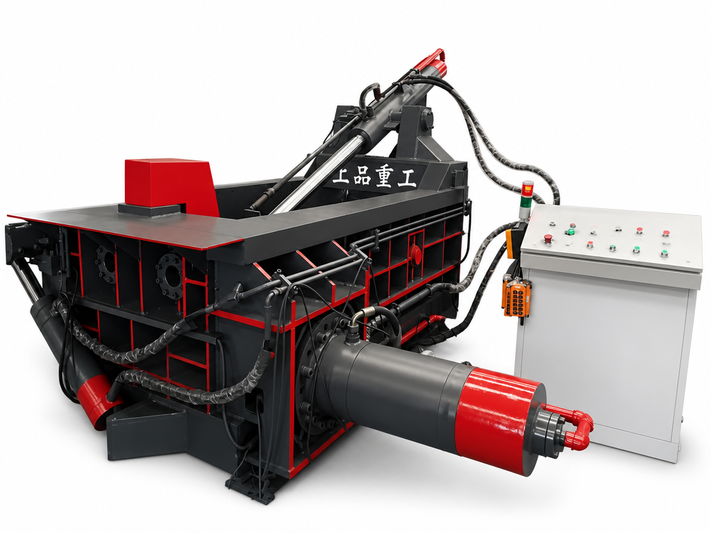 high capacity metal baling machine