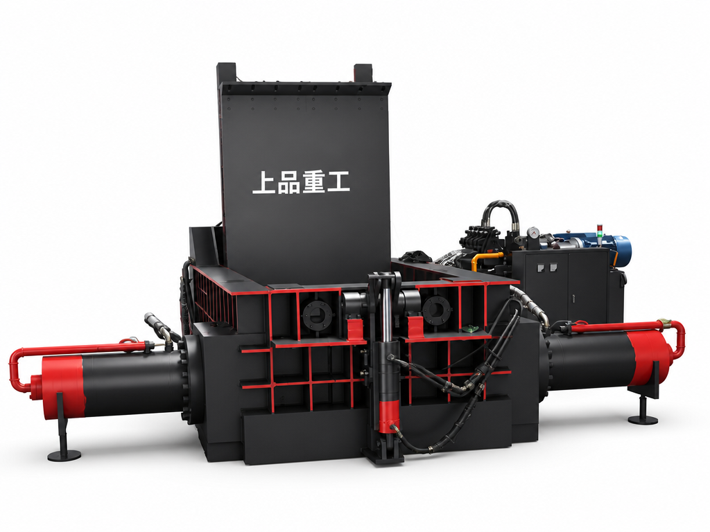 Efficient Hydraulic Metal Baler for Industrial Waste