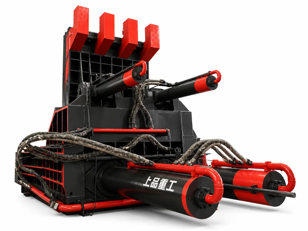 Energy-Efficient Hydraulic Metal Baler for Sustainable